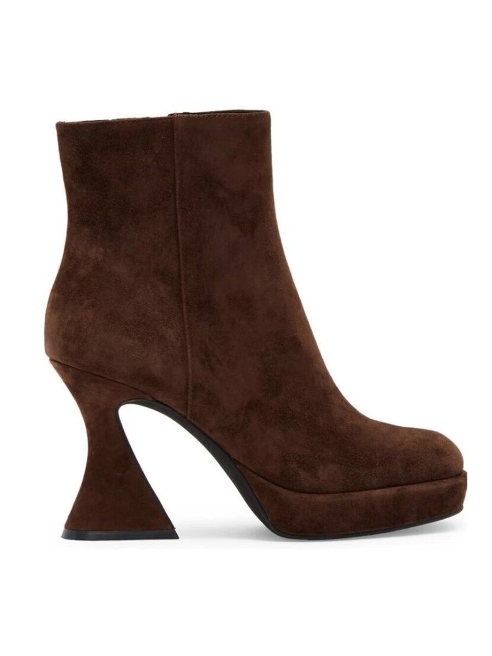 Jeffrey Campbell Humanity Zip Platform Brown NEW 9